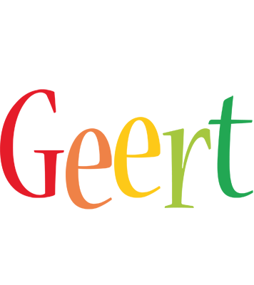 Geert birthday logo