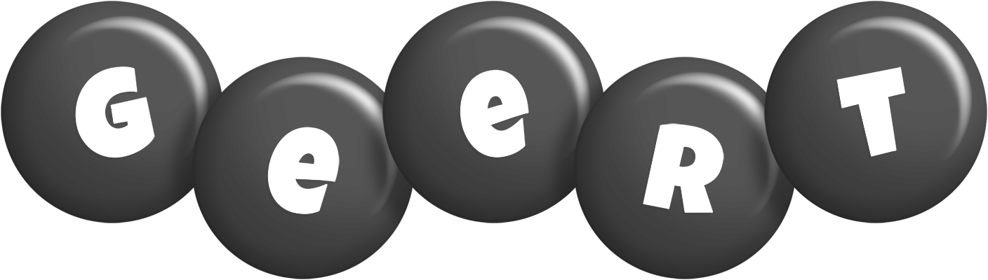 Geert candy-black logo