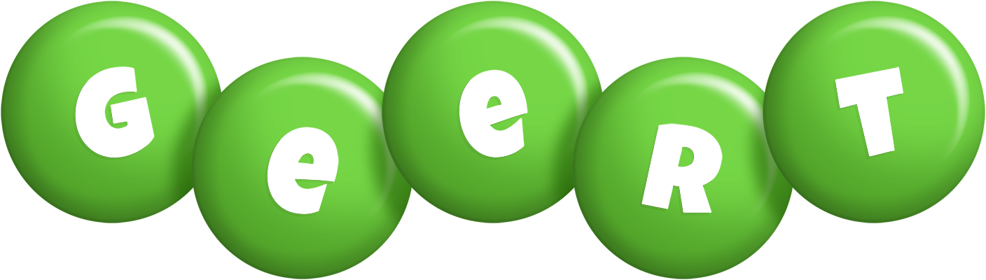 Geert candy-green logo