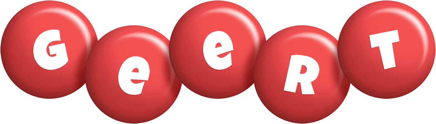 Geert candy-red logo