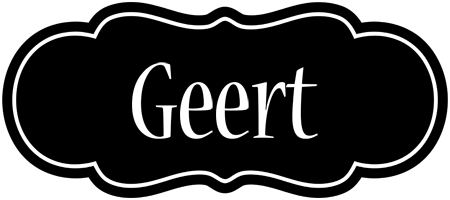 Geert welcome logo