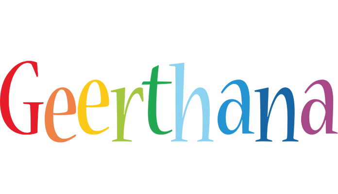Geerthana birthday logo