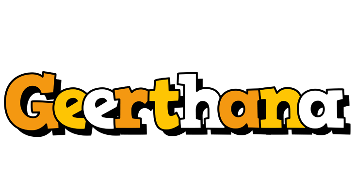 Geerthana cartoon logo