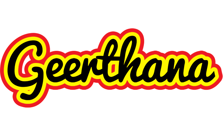 Geerthana flaming logo