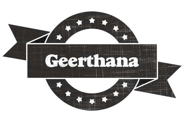 Geerthana grunge logo