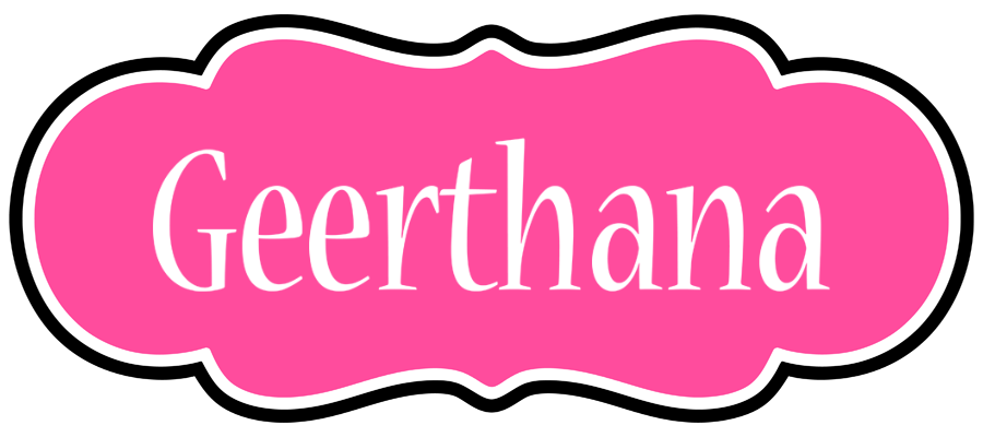 Geerthana invitation logo