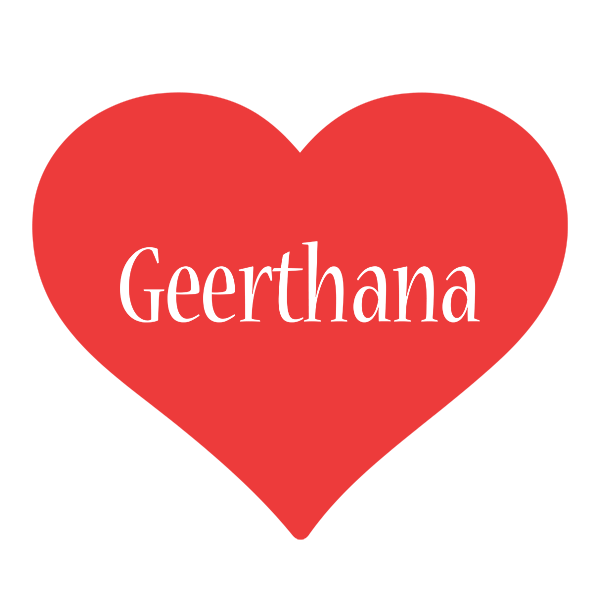 Geerthana love logo