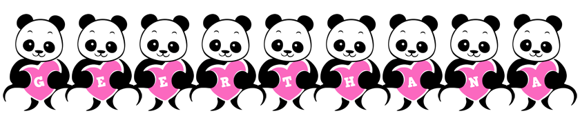 Geerthana love-panda logo