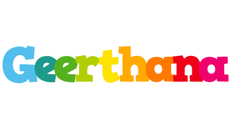 Geerthana rainbows logo