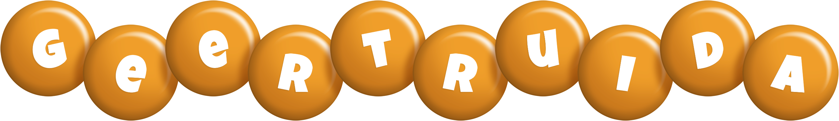Geertruida candy-orange logo