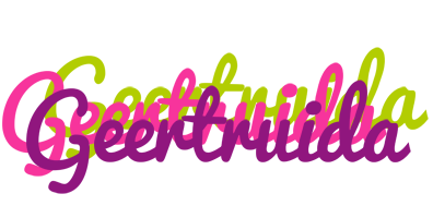 Geertruida flowers logo