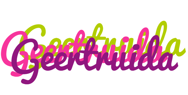 Geertruida flowers logo