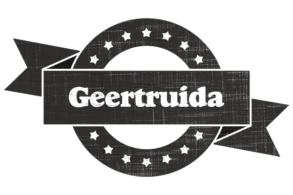 Geertruida grunge logo