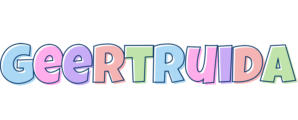 Geertruida pastel logo