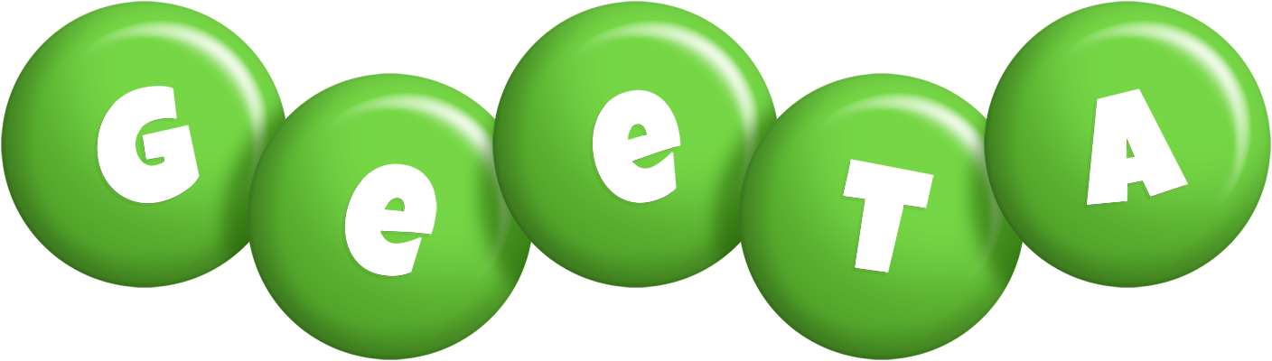Geeta candy-green logo