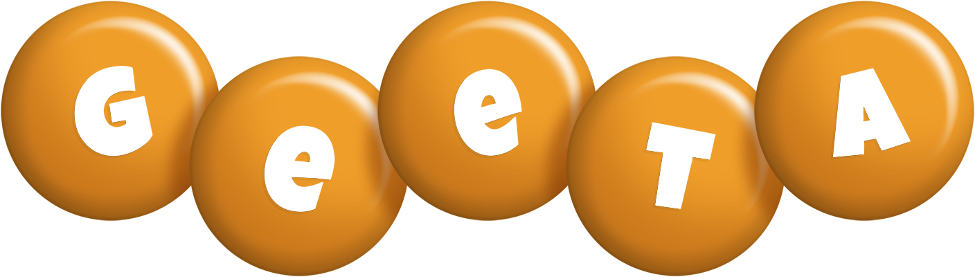 Geeta candy-orange logo