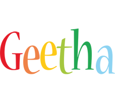 Geetha birthday logo