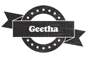 Geetha grunge logo