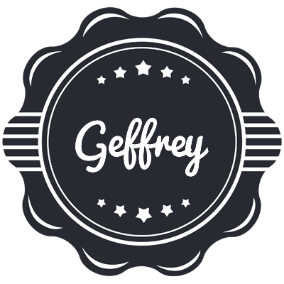 Geffrey badge logo