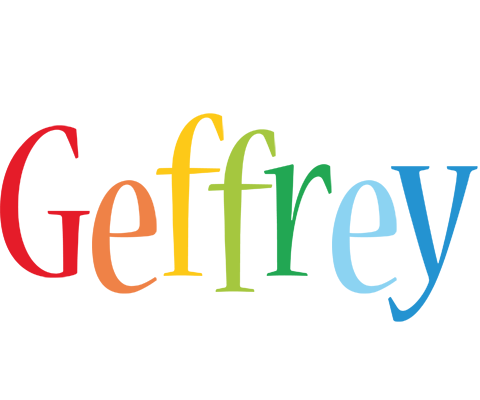 Geffrey birthday logo