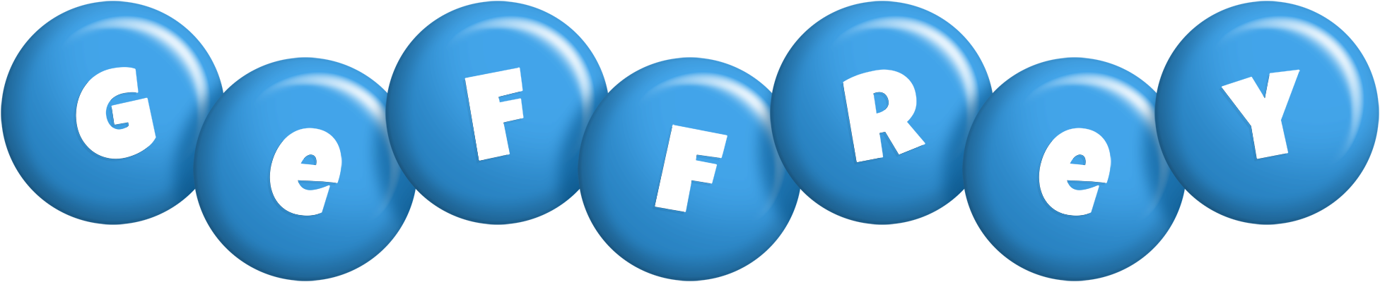 Geffrey candy-blue logo