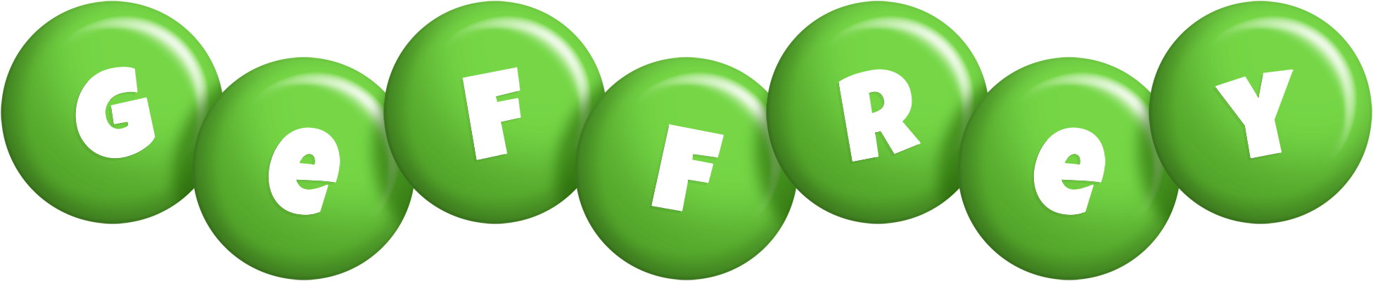 Geffrey candy-green logo