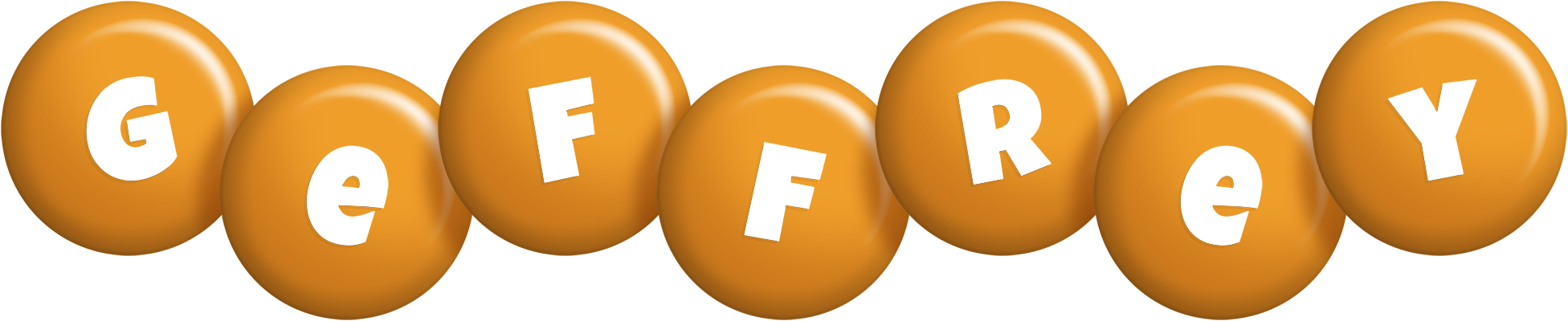 Geffrey candy-orange logo