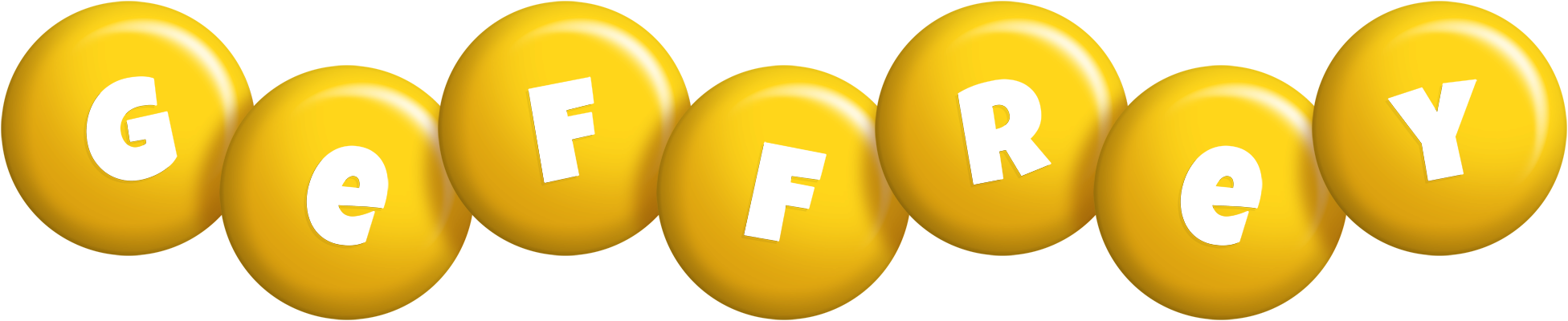 Geffrey candy-yellow logo