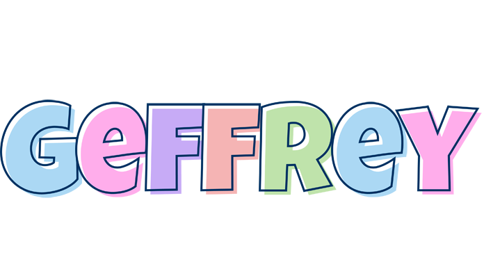 Geffrey pastel logo
