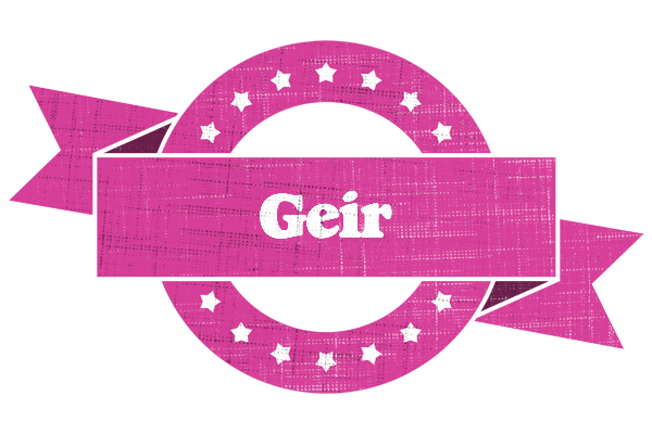 Geir beauty logo