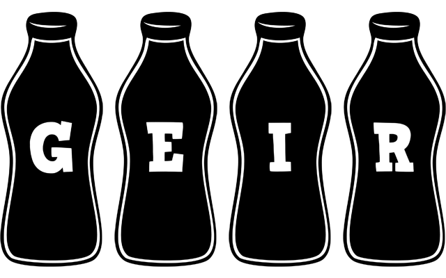 Geir bottle logo