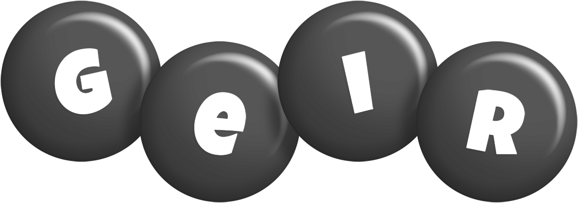 Geir candy-black logo