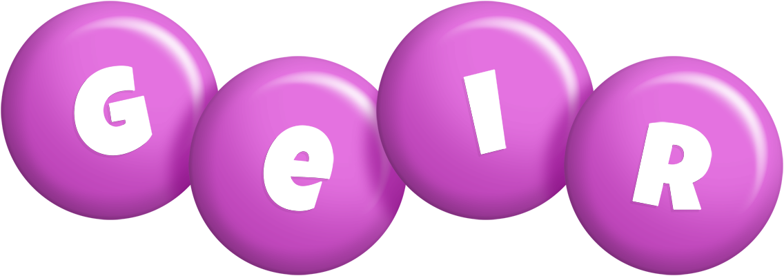 Geir candy-purple logo