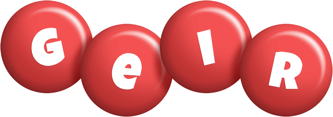 Geir candy-red logo