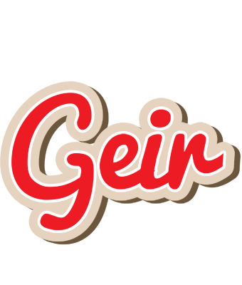 Geir chocolate logo