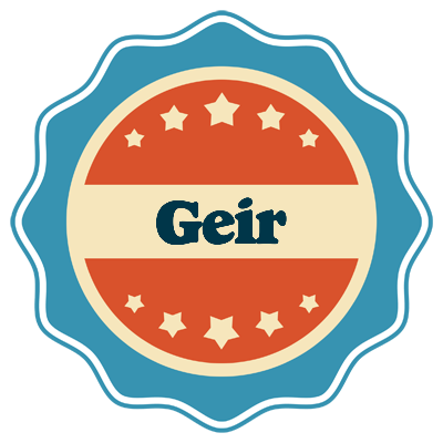 Geir labels logo