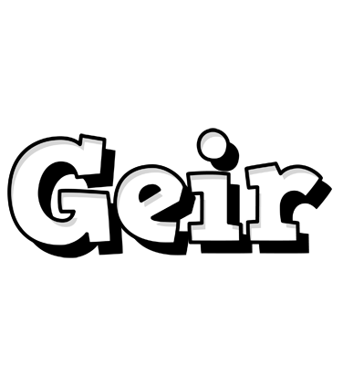Geir snowing logo