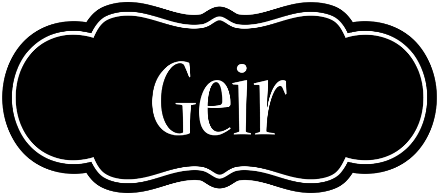Geir welcome logo