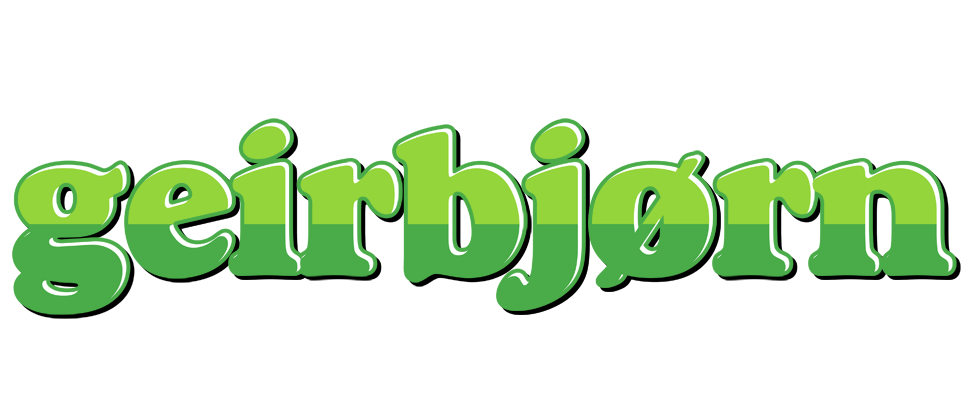Geirbjørn apple logo