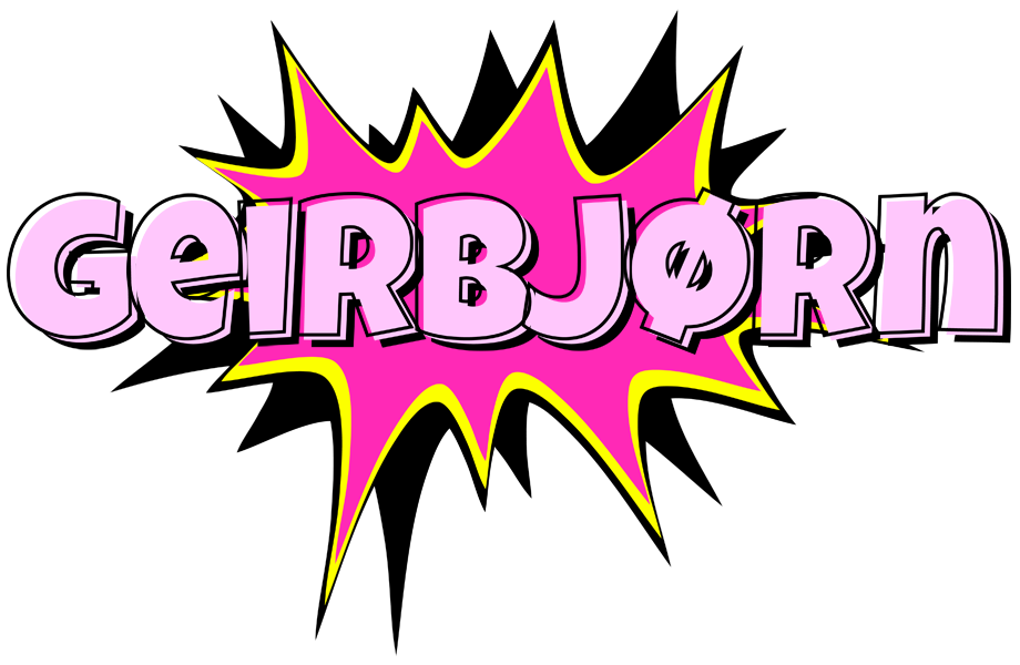 Geirbjørn badabing logo