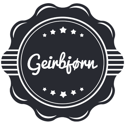 Geirbjørn badge logo