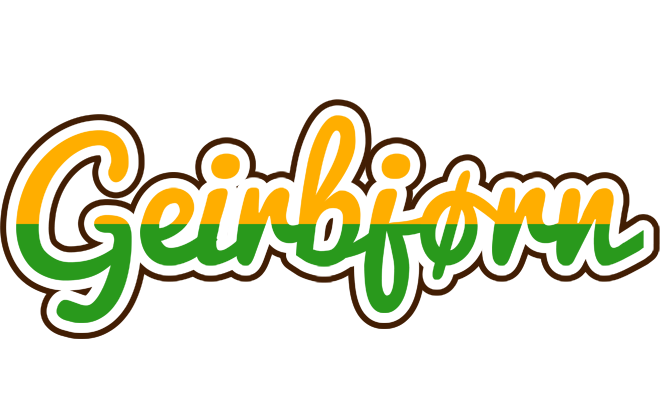 Geirbjørn banana logo