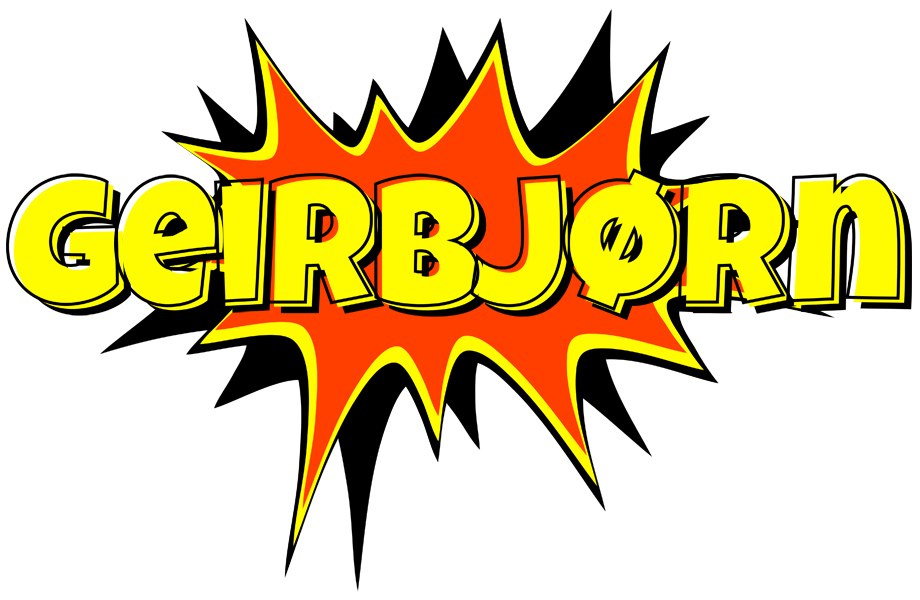 Geirbjørn bazinga logo