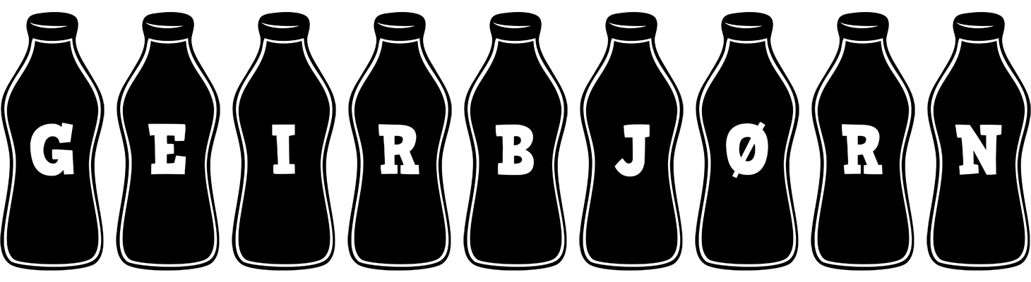 Geirbjørn bottle logo