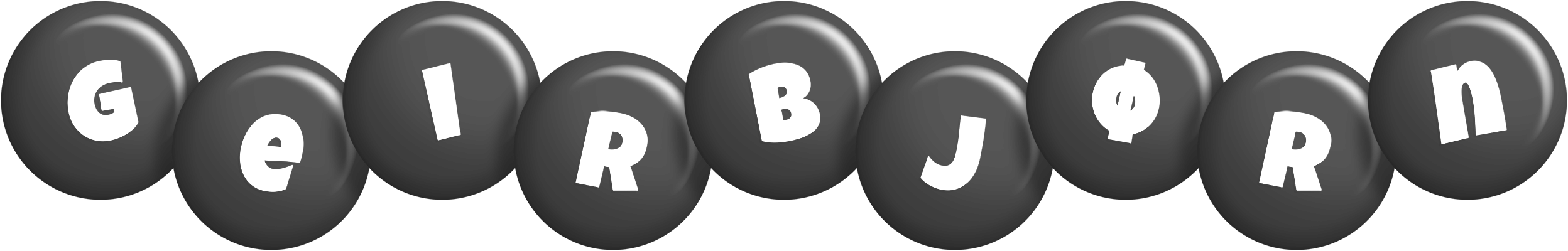 Geirbjørn candy-black logo