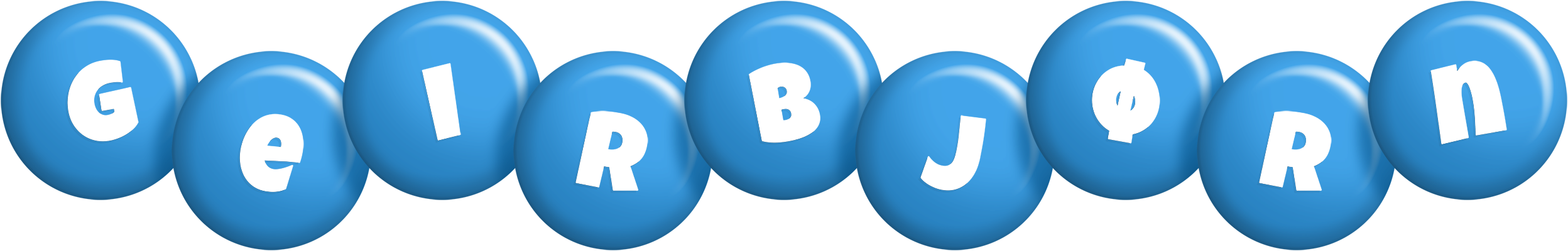 Geirbjørn candy-blue logo