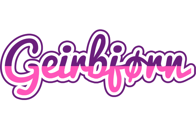 Geirbjørn cheerful logo