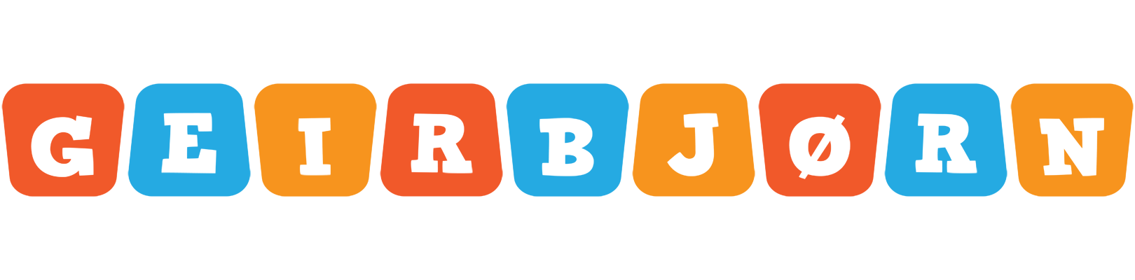 Geirbjørn comics logo