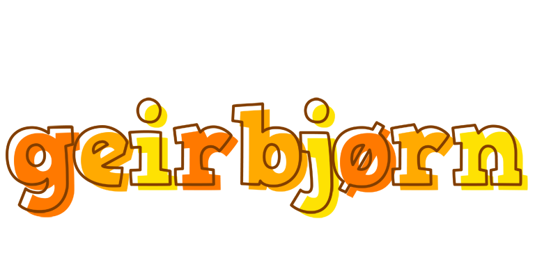 Geirbjørn desert logo