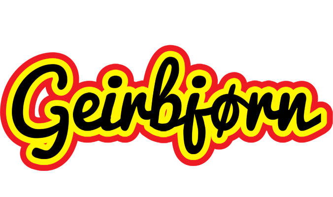 Geirbjørn flaming logo
